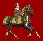 antique horse rider